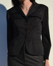 Load image into Gallery viewer, Plein Sud Black Blazer
