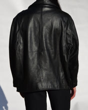 Load image into Gallery viewer, Classic Black Danier Leather Jacket
