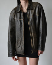 Load image into Gallery viewer, Distressed Leather Jacket
