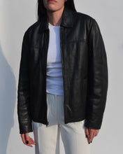 Load image into Gallery viewer, Black Ralph Lauren Chaps Leather Jacket
