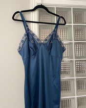 Load image into Gallery viewer, Vintage Blue Slip Dress
