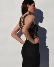 Load image into Gallery viewer, Gianni Versace S/S 2002 Black Lace Dress

