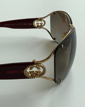 Load image into Gallery viewer, Gucci Crystal GG Gradient Sunglasses
