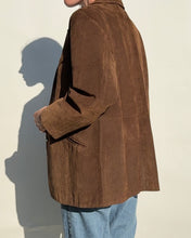 Load image into Gallery viewer, Chocolate Brown Suede Blazer
