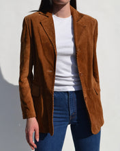 Load image into Gallery viewer, Vintage Suede Leather Blazer
