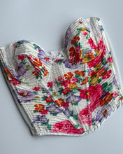 Load image into Gallery viewer, Christian Dior Pleated Floral Vintage Bustier
