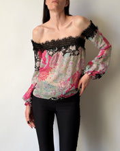 Load image into Gallery viewer, Emmanuel Ungaro Floral Off-Shoulder Top
