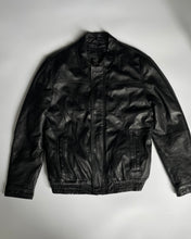 Load image into Gallery viewer, Black Danier Leather Bomber
