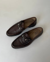 Load image into Gallery viewer, Vintage Brown Gucci Loafers
