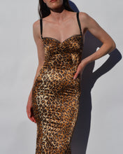 Load image into Gallery viewer, D&amp;G Leopard Print Bustier Dress
