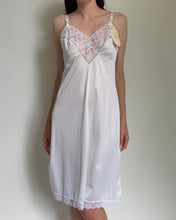 Load image into Gallery viewer, Vintage White Lace Slip Dress
