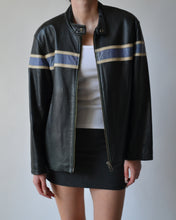 Load image into Gallery viewer, Danier Striped Leather Jacket
