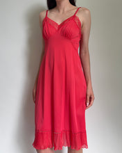 Load image into Gallery viewer, Vintage Red Slip Dress
