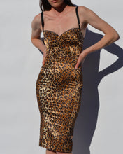 Load image into Gallery viewer, D&amp;G Leopard Print Bustier Dress
