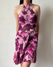 Load image into Gallery viewer, 2002 Gianni Versace Floral Silk Dress
