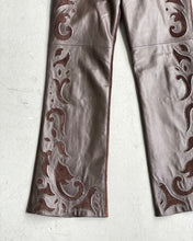 Load image into Gallery viewer, Vintage Western Brown Leather &amp; Suede Pants
