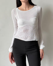 Load image into Gallery viewer, Chanel S/S 2005 White Sheer Knit
