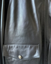 Load image into Gallery viewer, Vintage Danier Black Leather Bomber
