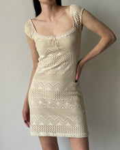Load image into Gallery viewer, Vintage Crochet Mini Dress
