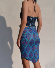 Load image into Gallery viewer, Vintage Patterned Knee Length Skirt
