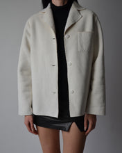 Load image into Gallery viewer, White Danier Shearling Shacket
