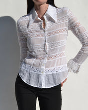 Load image into Gallery viewer, D&amp;G White Long Sleeve Top
