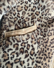 Load image into Gallery viewer, Leopard Printed Faux Fur Coat
