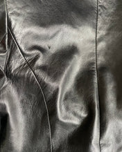 Load image into Gallery viewer, Vintage Black Danier Leather Blazer
