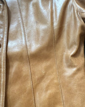 Load image into Gallery viewer, Tan Leather Blazer
