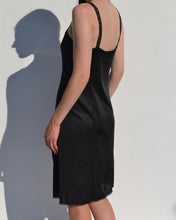 Load image into Gallery viewer, Vintage Black Slip Dress
