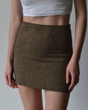 Load image into Gallery viewer, Vintage Tweed Mini Skirt
