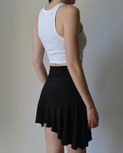 Load image into Gallery viewer, Vintage Black Asymmetrical Skirt
