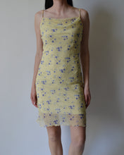 Load image into Gallery viewer, Vintage Sheer Overlay Floral Dress
