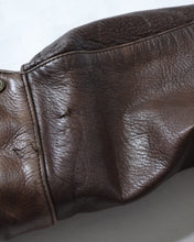 Load image into Gallery viewer, Brown Distressed Leather Jacket
