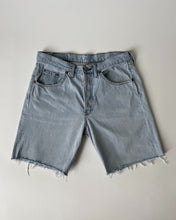 Load image into Gallery viewer, Vintage Light Wash Levi’s 501 Cutoff Shorts
