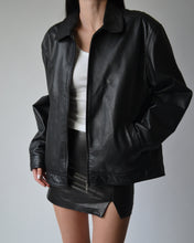Load image into Gallery viewer, Classic Black Leather Jacket
