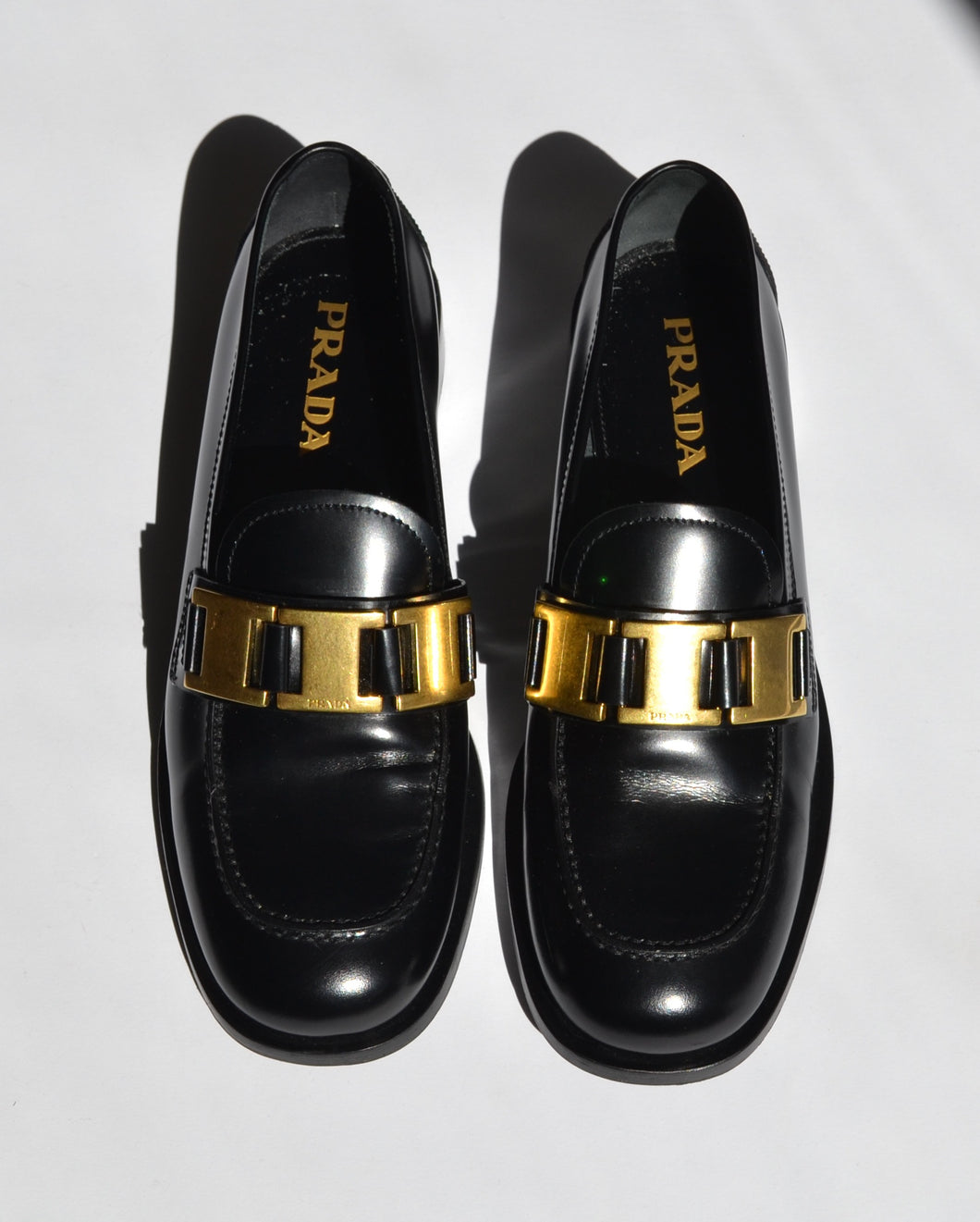 Black Prada Loafers