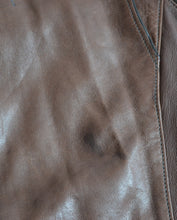 Load image into Gallery viewer, Brown Coach Leather Jacket
