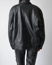 Load image into Gallery viewer, Vintage Leather Bomber Jacket
