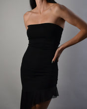 Load image into Gallery viewer, Sheer Hem Strapless Dress

