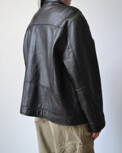 Load image into Gallery viewer, Classic Black Leather Jacket
