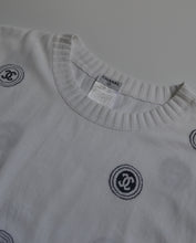 Load image into Gallery viewer, Chanel CC Logo Short Sleeve Sweater
