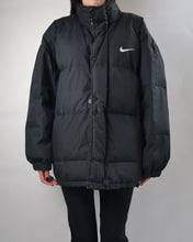 Load image into Gallery viewer, Black Nike Puffer Jacket
