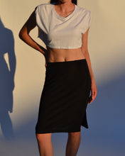 Load image into Gallery viewer, Vintage Sheer Panelled Knee Length Skirt
