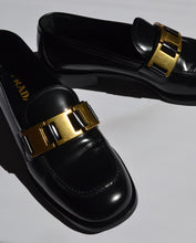 Load image into Gallery viewer, Black Prada Loafers
