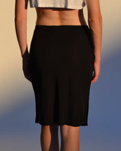 Load image into Gallery viewer, Vintage Sheer Panelled Knee Length Skirt
