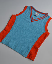 Load image into Gallery viewer, Chanel Blue Terrycloth Tank Top

