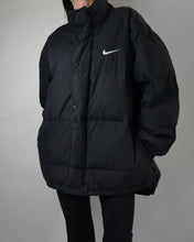 Load image into Gallery viewer, Black Nike Puffer Jacket
