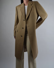 Load image into Gallery viewer, Vintage Tan Wool Coat
