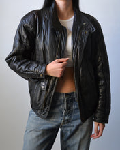 Load image into Gallery viewer, Vintage Valentino Leather Bomber Jacket
